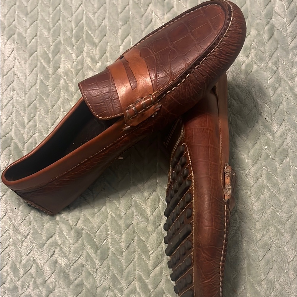 Cole Haan Brown Leather Loafers Slip-Ons